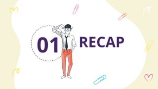 RECAP
01
 