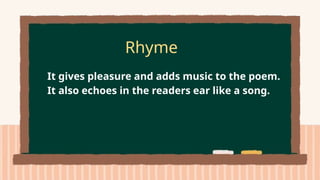 Elements and techniques and literary devices in poetry pptx | PPTX