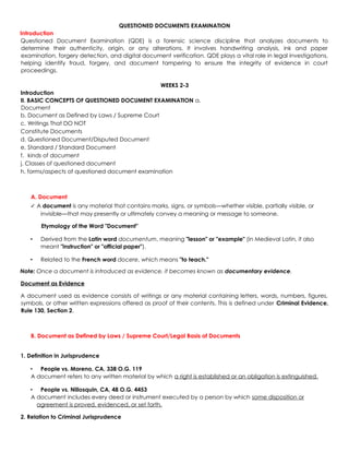 Question Document Midterm notes for Stud | DOCX