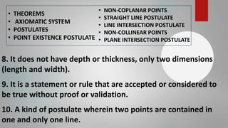 Postulate System Axioms_Axiomatic_System_Postulate_Theorems_in_proving_a_certsin ...
