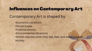 10 Contemporary Examples Contemporary Art and different exampless | PDF