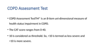 Assessment Guides for COPD Patients Care | PPTX