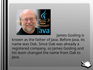 Introduction of java coding and programming | PPTX