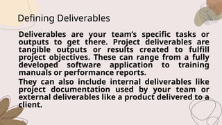 Project Scope management chapter 3 in project management | PPTX