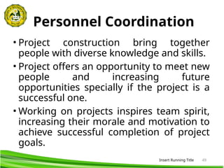 CMPM Construction methods and project management | PPTX