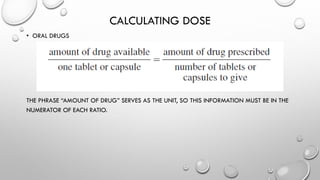 DRUG DOSAGE CALCULATIONS IN PHARMACOLOGY | PDF