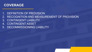 Provision Coverage Comprehensive Guide to PAS 37: Provisions, Contingent Liabilities, and ...