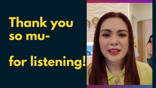 Thank you
so mu-
for listening!
 
