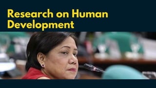 Research on Human
Development
 