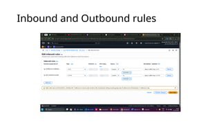 Adding Inbound and outbound rules in security groups of AWS.pptx