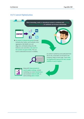 Confidential Page 22 of 27 
14.5 Content Optimisation 
 