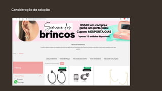 Consideração da solução
 