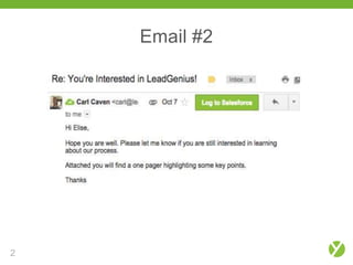 2
Email #2
 
