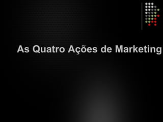 As Quatro Ações de Marketing
 