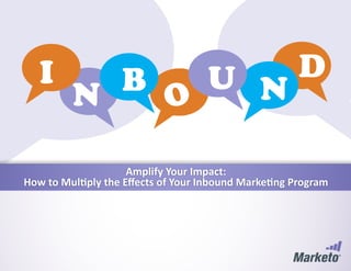 Amplify Your Impact:
How to Multiply the Effects of Your Inbound Marketing Program

 