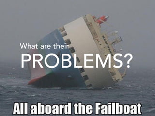 What are their
PROBLEMS?
 