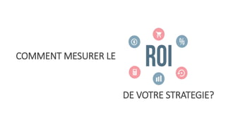 COMMENT MESURER LE
DE VOTRE STRATEGIE?
 