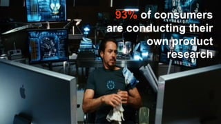 #inboundmarketing
93% of consumers
are conducting their
own product
research
 
