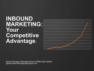 INBOUND
MARKETING:
Your
Competitive
Advantage.


Kieran Flanagan, Marketing Director (EMEA) @ HubSpot
@searchbrat kflanagan@hubspot.com
 