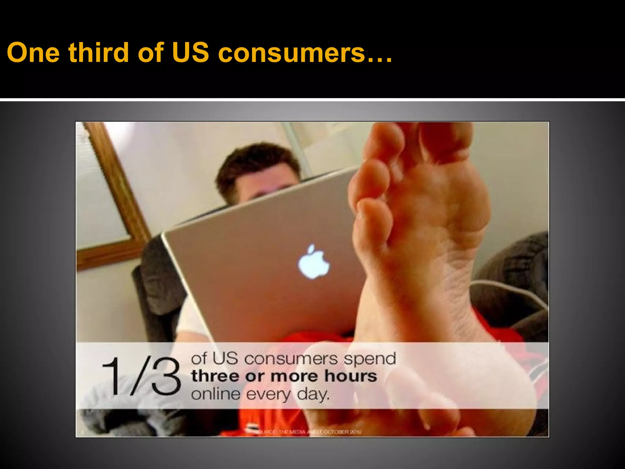 One third of US consumers…
 
