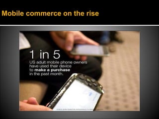 Mobile commerce on the rise
 