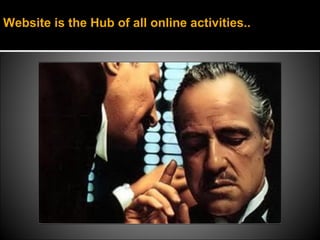 Website is the Hub of all online activities..
 