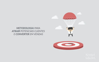 METODOLOGIA  PARA 
ATRAIR  POTENCIAIS  CLIENTES 
E  CONVERTER  EM  VENDAS
 
