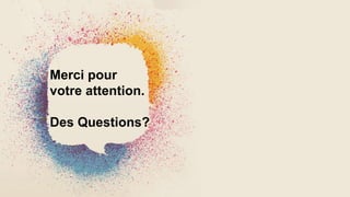 24
Let’s get started.
You Exec is a service passionately focused on the professional development and
success of our members. When you join Plus, you will receive monthly exclusive
essays, video interviews…
Merci pour
votre attention.
Des Questions?
 
