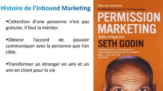 9
9
L’attention d’une personne n’est pas
gratuite. Il faut la mériter.
Obtenir l’accord de pouvoir
communiquer avec la personne que l’on
cible.
Transformer un étranger en ami et un
ami en client pour la vie
 