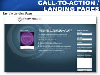 LANDING PAGES
CALL-TO-ACTION /
Sample Landing Page
 