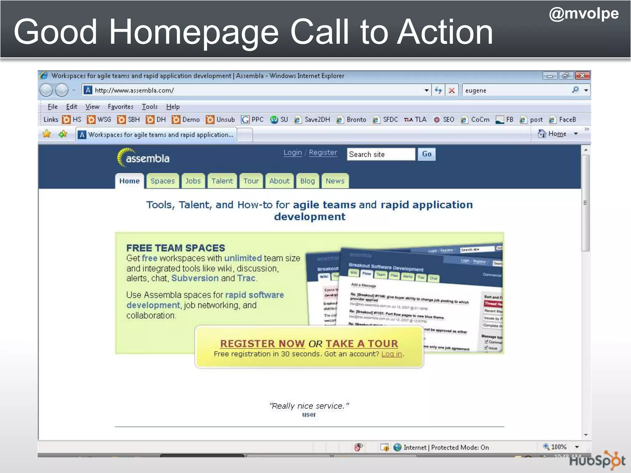 @mvolpeNever let website visitors guess what to do next.