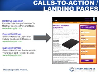 CALLS-TO-ACTION /
LANDING PAGES

 