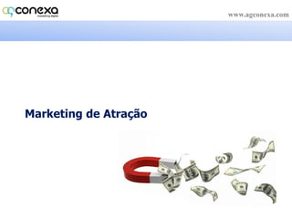 www.agconexa.comNovas Regras do Marketing e RPMigrando dos 4Ps aos 4CsMarketing na Web 2.0Marketing 1.0ConsciênciaEupreciso resolver um problemaProdutoConteúdoA marca me contacomofazerissoPromoçãoConveniênciaNa horaqueeutenho o problemaPraçaConversãoEuentendo, confio e  comproPreçoEssamigraçãoestabeleceuma nova relação de poder entre marcas e públicosalvo e alteracaracterísticasbásicas da utilização da propaganda.