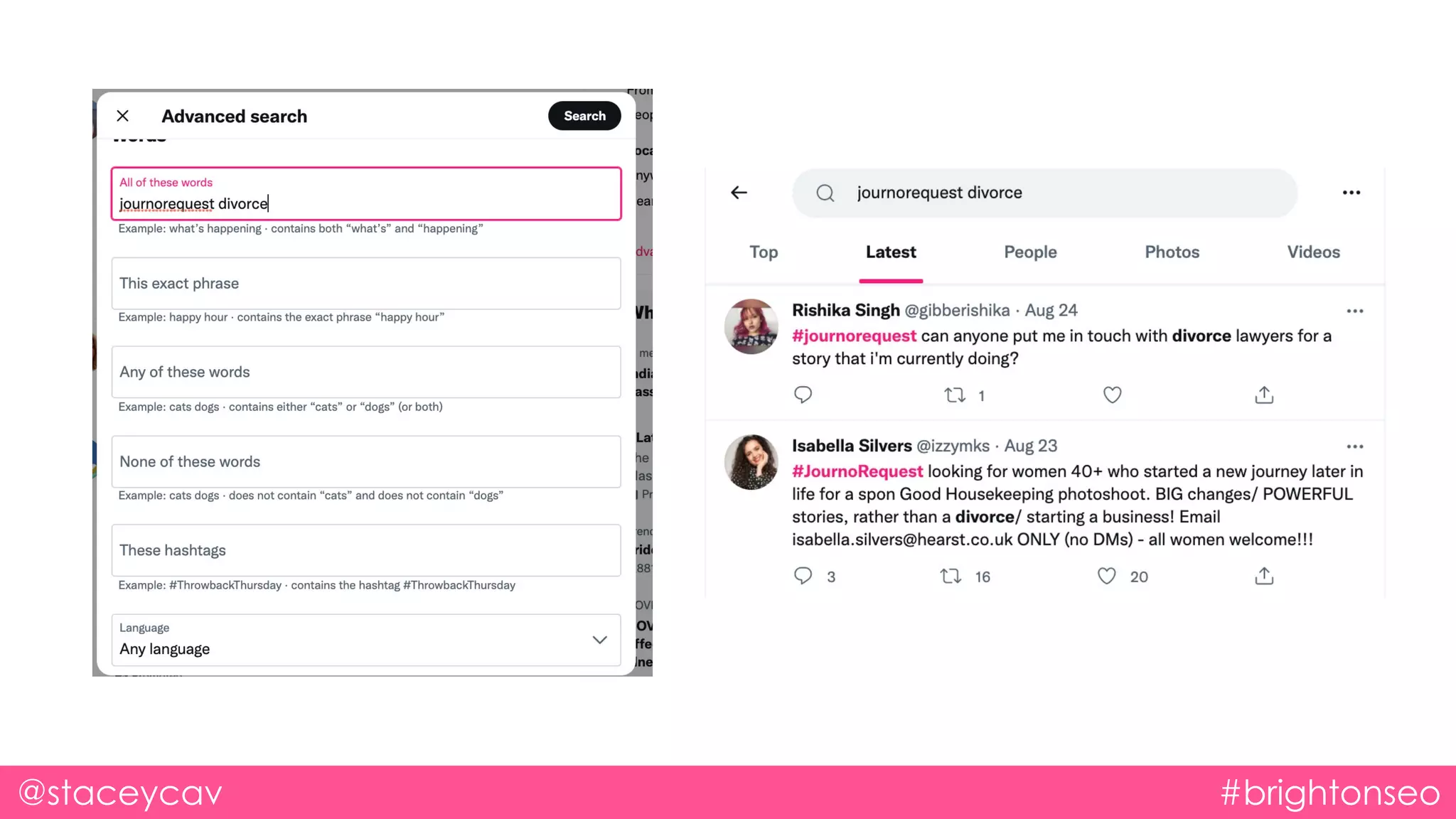 @staceycav #brightonseo
 