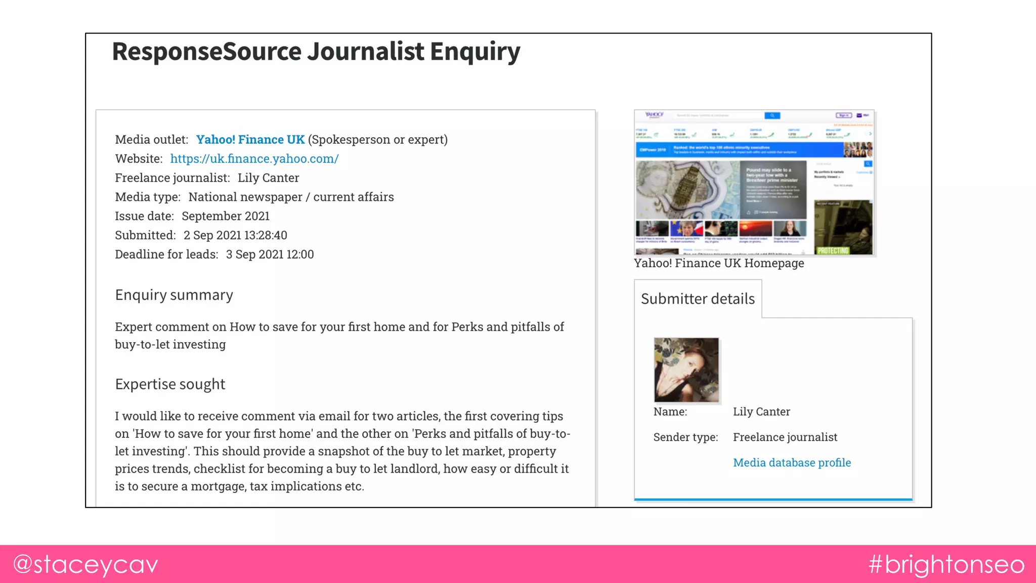 @staceycav #brightonseo
 