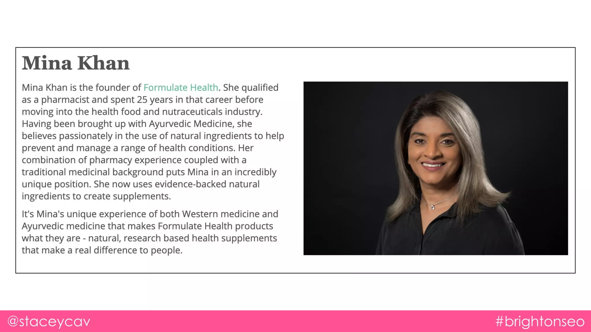 @staceycav #brightonseo
 