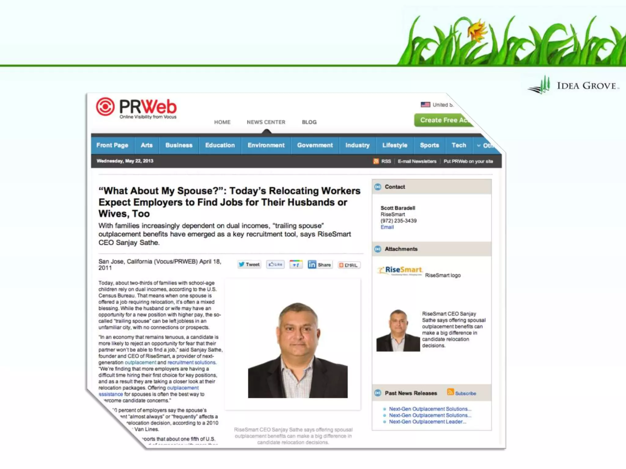 Inbound PR: A Case Study