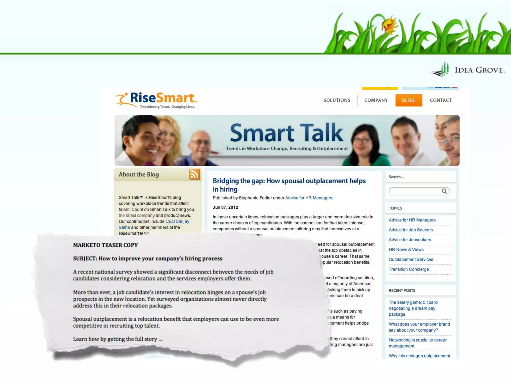 Inbound PR: A Case Study