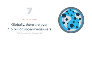 Globally, there are over
1.5 billion social media users
(McKinsey and Company)
7
SOCIAL SELLING
 