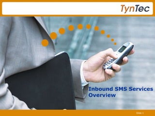 Inbound SMS Services Overview 