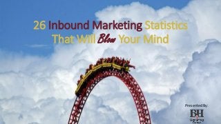26 Inbound Marketing Statistics
That Will Blow Your Mind
Presented By:
 
