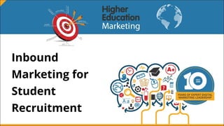 Inbound
Marketing for
Student
Recruitment
 