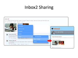 Inbox2 Sharing