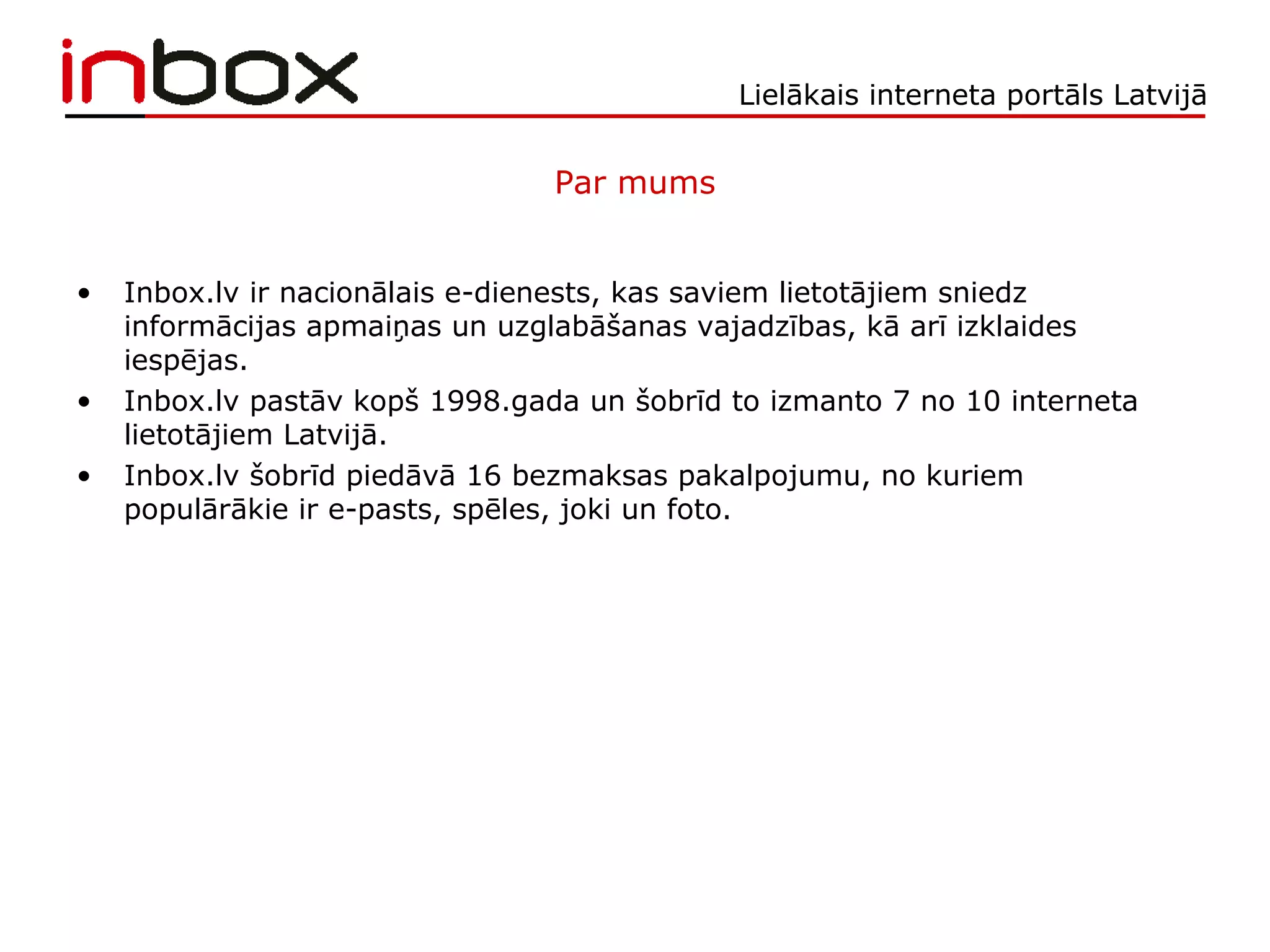 Inbox lv | PPT