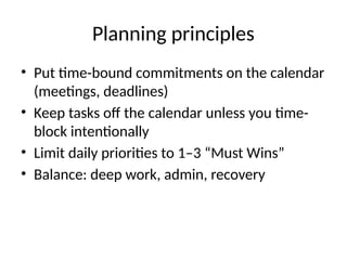 Inbox to Impact: Mastering a Simple System for Personal Productivity ...