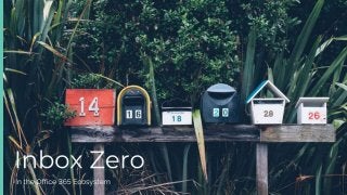 Inbox Zero in the office 365 ecosystem