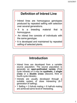 Inbred Line