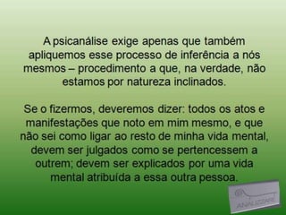 Aula - O que é o inconsciente