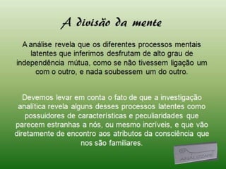 Aula - O que é o inconsciente