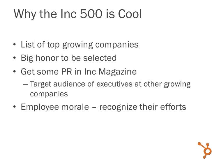 How to Make the Inc 500 List